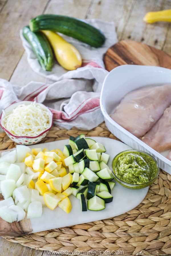 Chicken Zucchini Casserole Ingredients