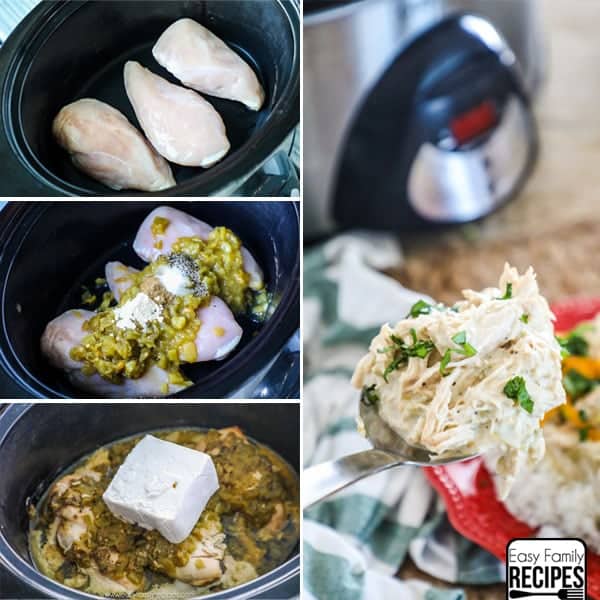 Green Chile Chicken -Crock Pot Recipe