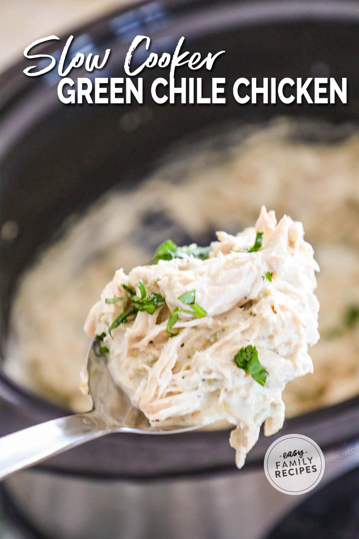 Crockpot Green Chile Chicken · Easy Family Recipes