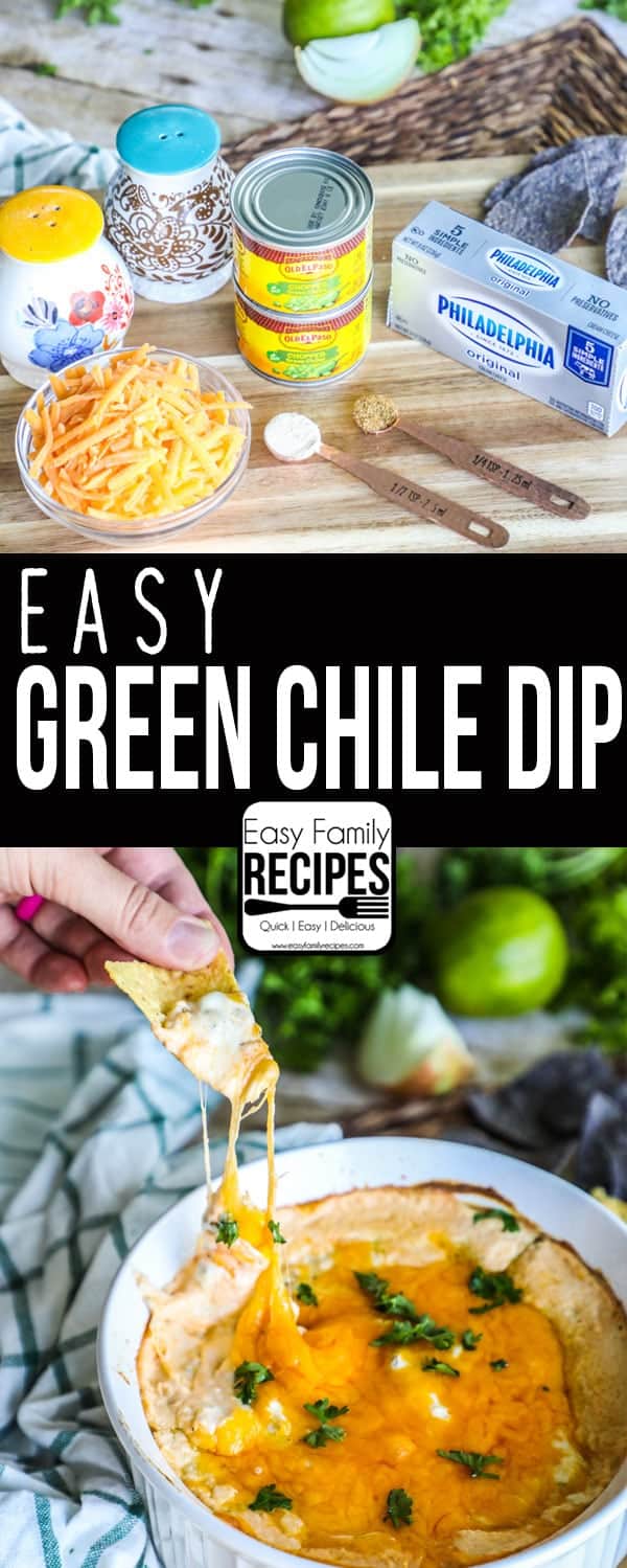 Easy Green Chile Dip - This stuff is addicting!