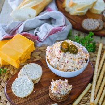 Spicy Pimento Cheese- Rich & Creamy With A Kick- Easy Family Recipes