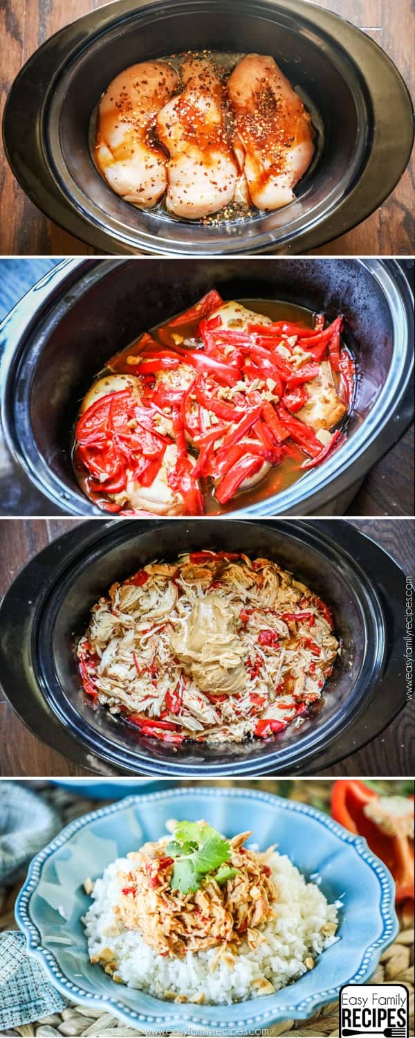 How to make Thai Chicken in the Crock pot