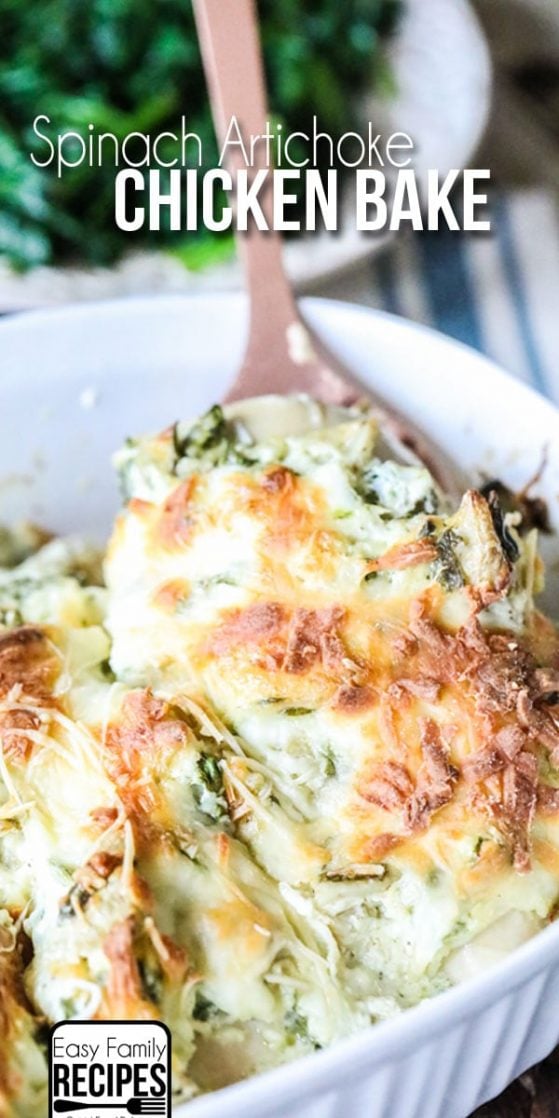 Spinach and Artichoke Chicken Bake · Easy Family Recipes