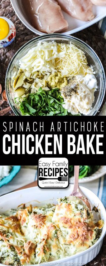 Spinach and Artichoke Chicken Bake · Easy Family Recipes