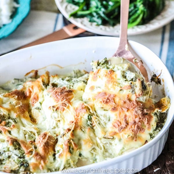 Spinach and Artichoke chicken recipe- 1 dish dinner