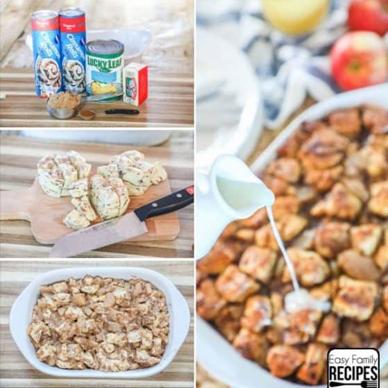 Apple Fritter Breakfast Casserole Step by Step