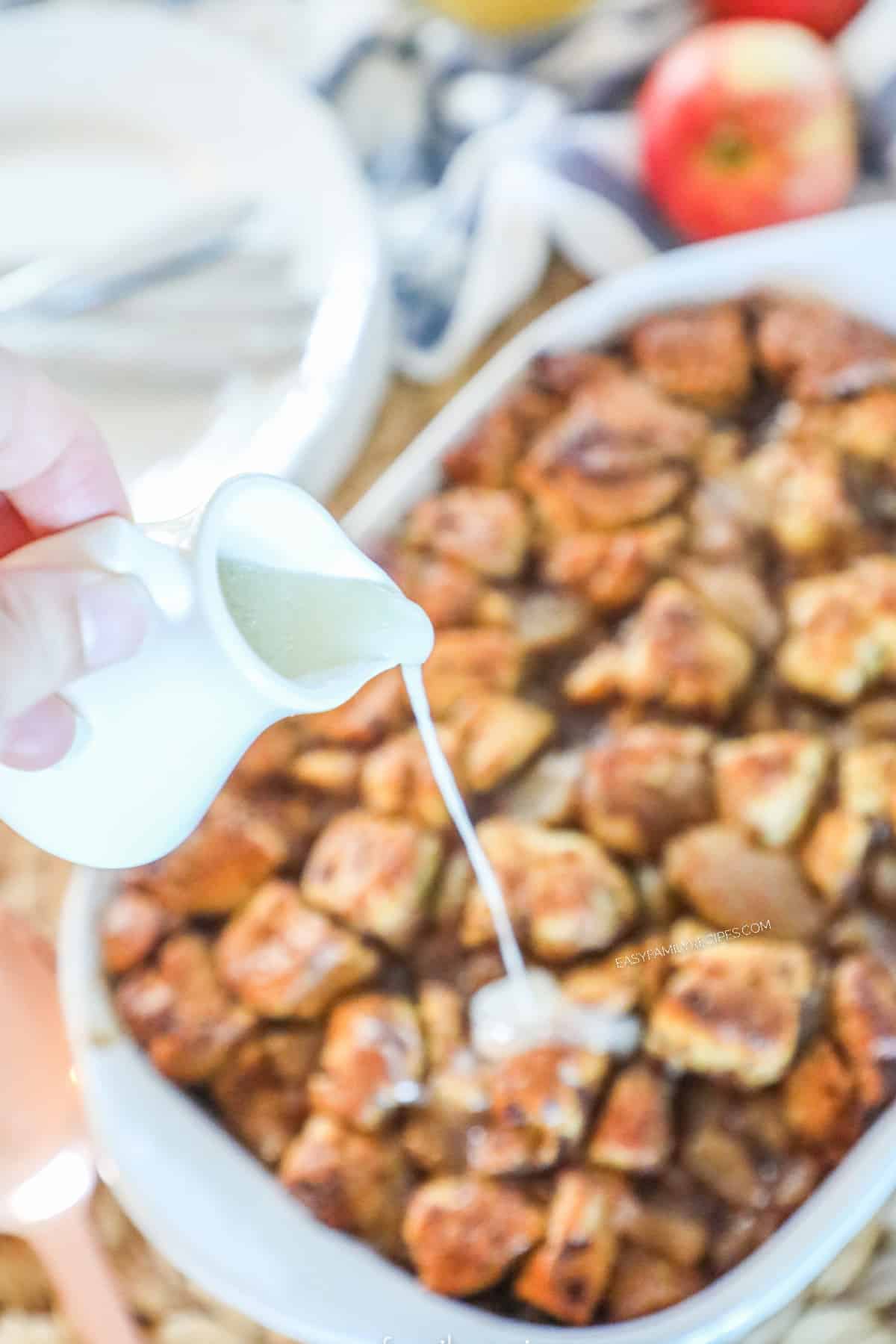 How to Make Apple Fritter Breakfast Casserole: Step 5