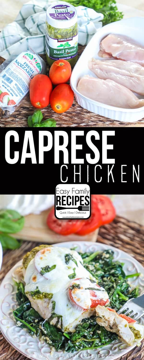 Caprese Chicken recipe & ingredients