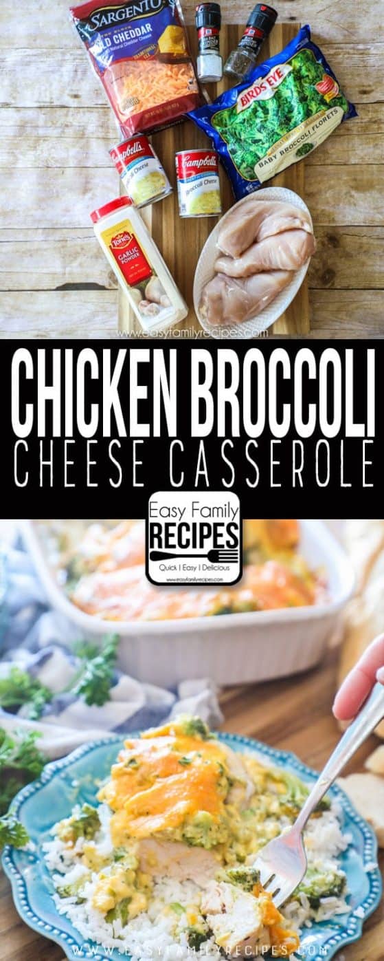 Chicken Broccoli Cheese Casserole · Easy Family Recipes