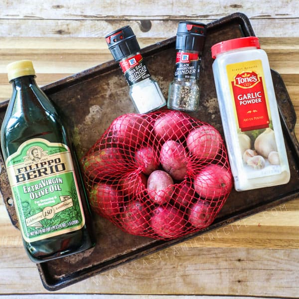 Garlic Smashed Potatoes Ingredients