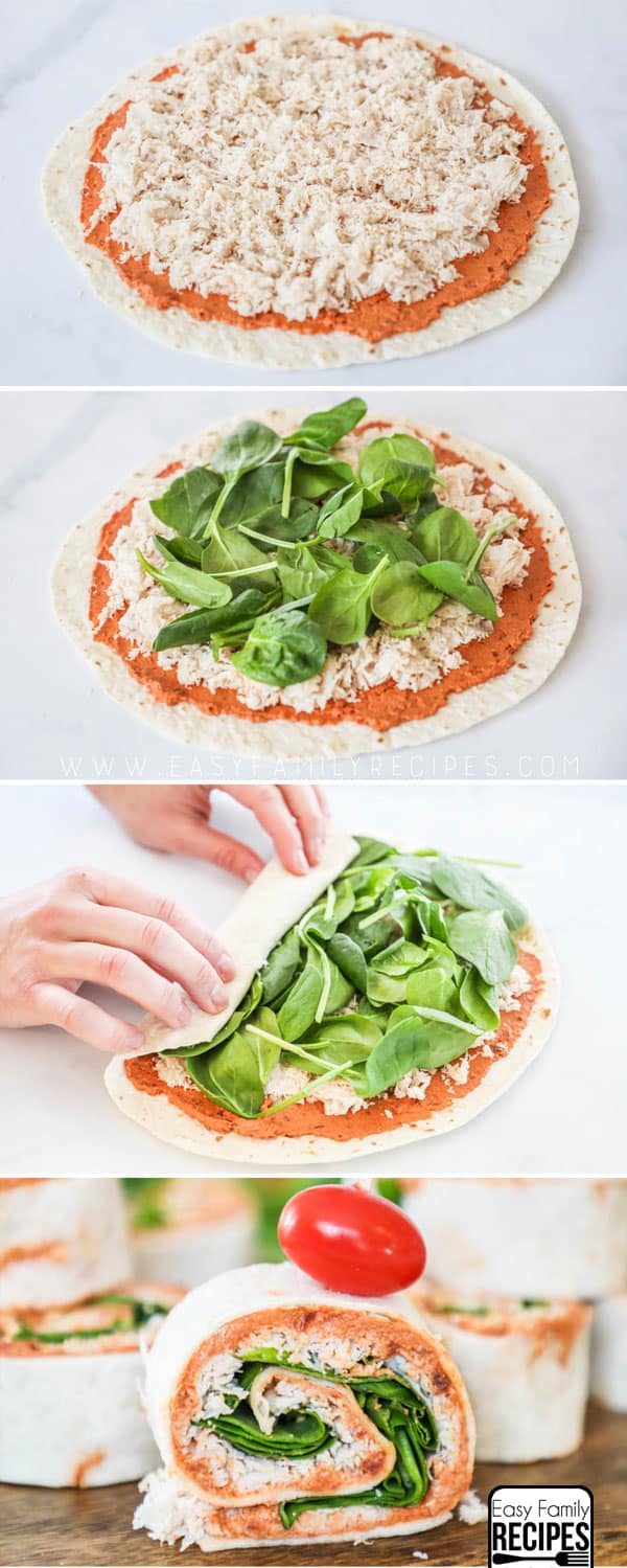 Sun Dried Tomato Wrap Recipe Wholesome Lunch Appetizer