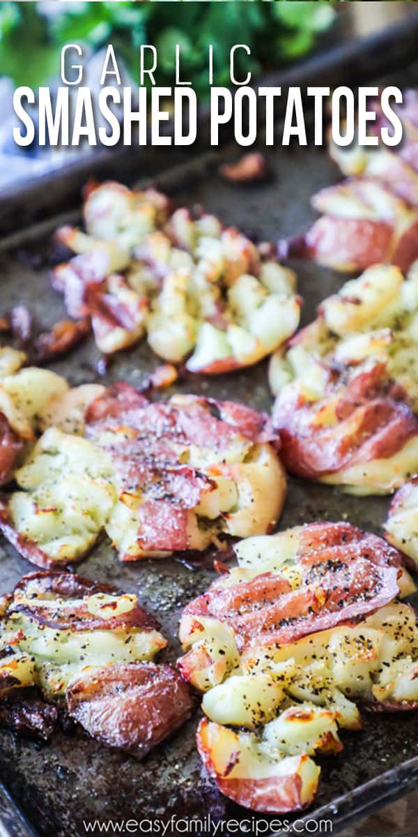 Garlic Smashed Potatoes Recipe - How To Make Garlic Smashed Potatoes