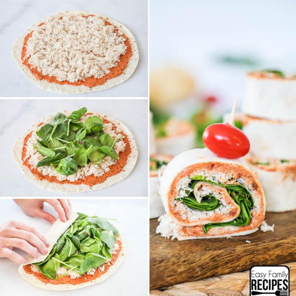 Sun Dried Tomato Wrap Recipe - Wholesome Lunch + Appetizer