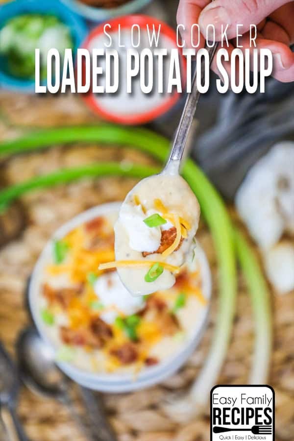 Mom's Amazing Crockpot Baked Potato Soup