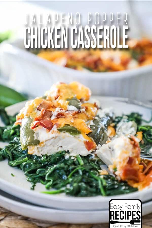 Cream Cheese Jalapeno Popper Chicken Dinner