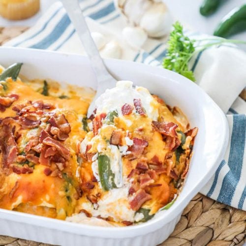 Jalapeno Popper Chicken Casserole Low Carb