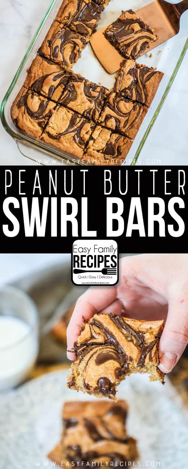 Peanut Butter Swirl Bars