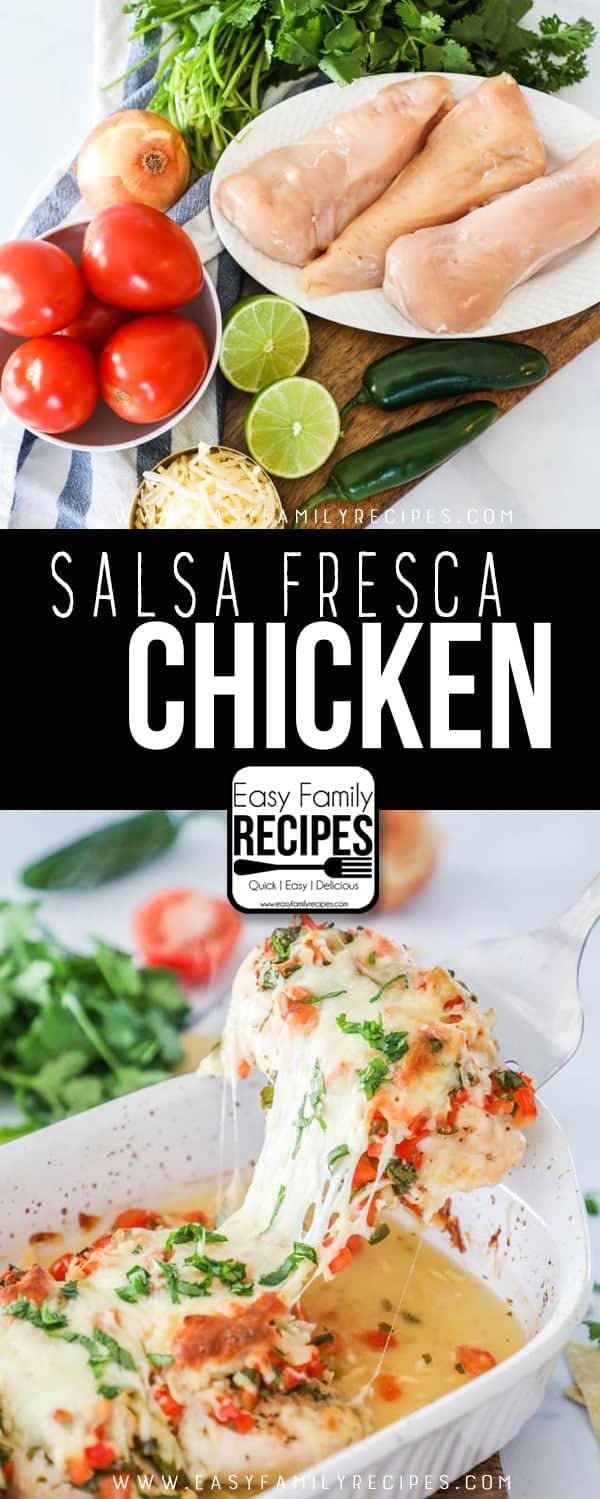 Salsa Fresca Chicken - Healthy Delicious Dinner Recipe