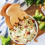 Broccoli Slaw Salad - perfect side for BBQ