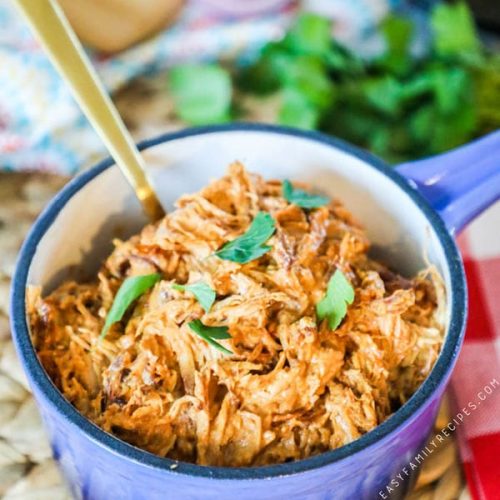 Amazing Creamy Slow Cooker BBQ Chicken · Easy Family Recipes