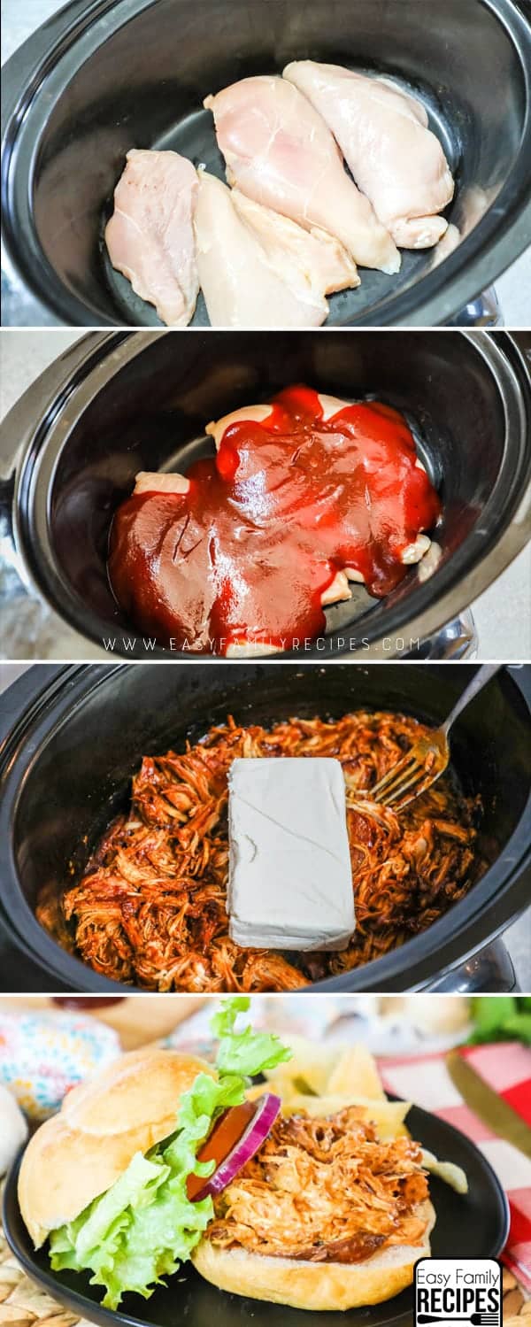 Amazing Creamy Slow Cooker Bbq Chicken Easy Family Recipes