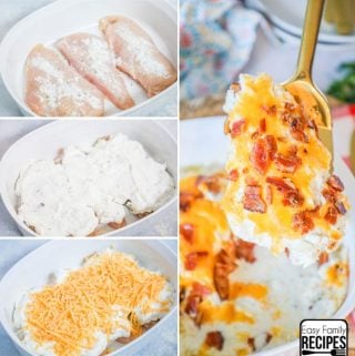 Ranch chicken in Casserole dish