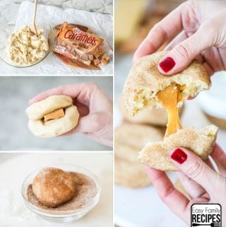 Caramel Stuffed Snickerdoodles Recipe