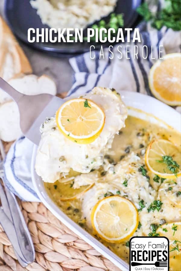 Easy Chicken Piccata Casserole Recipe