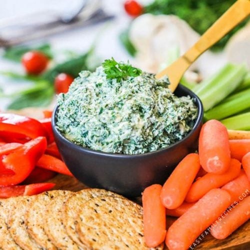 Cold Spinach Dip - Perfect for dipping veggies!
