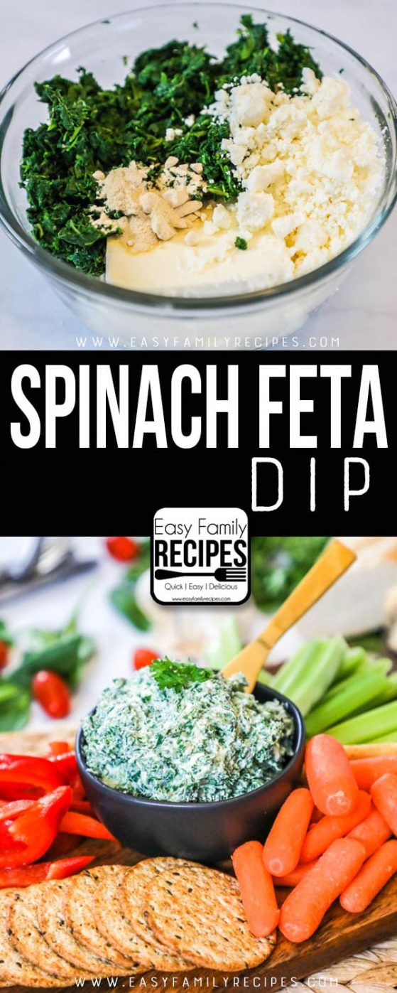 Cold Spinach Feta Dip · Easy Family Recipes