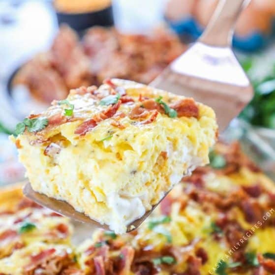 Breakfast Casserole with Bacon Recipe