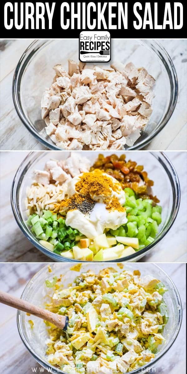 My FAVORITE Chicken Salad- How to Make Curry Chicken Salad