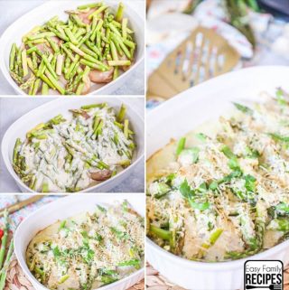 Oven Baked Lemon Asparagus Chicken
