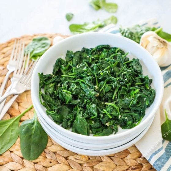 Easy Sautéed Spinach Recipe