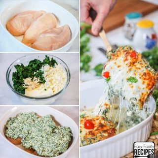 Spinach and Feta Chicken Ingredients