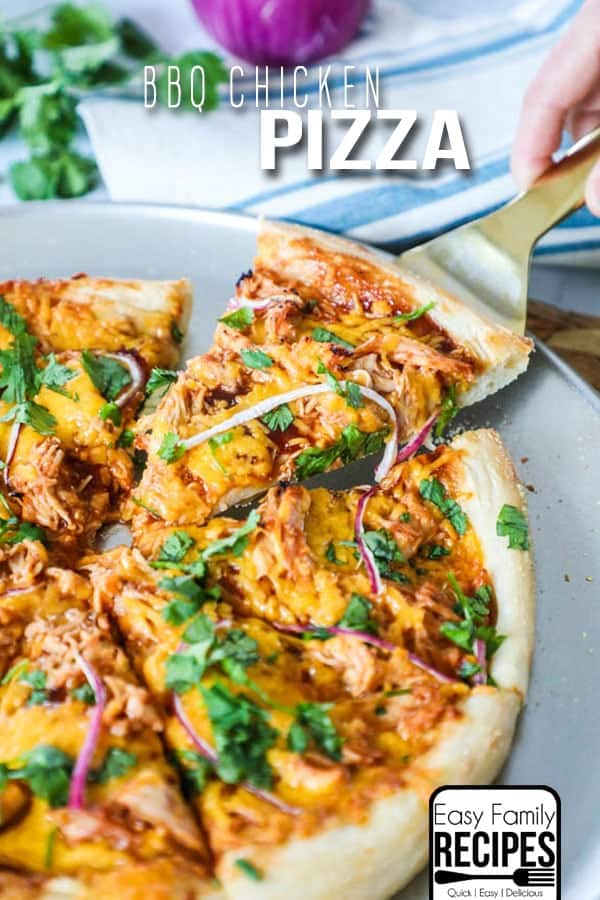 Our FAVORITE Barbecue Chicken Pizza