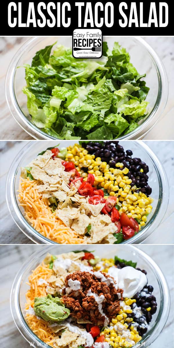 SO GOOD! How to Make Taco Salad from scratch