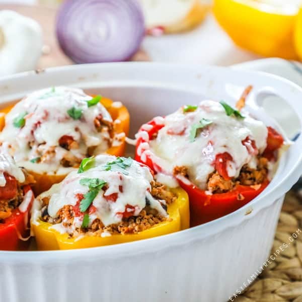 The BEST Italian Stuffed Peppers | Easy Family Recipes