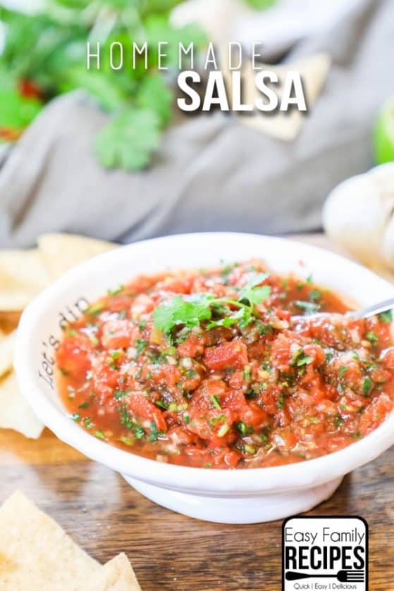 Easiest Homemade Salsa Recipe · Easy Family Recipes