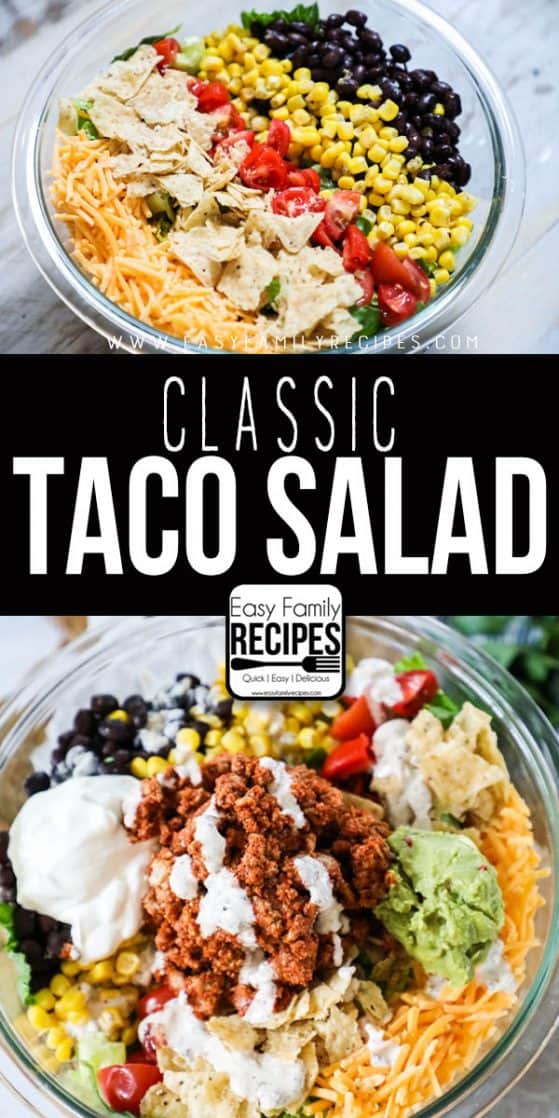 Classic Taco Salad · Easy Family Recipes