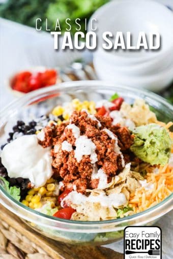 Classic Taco Salad · Easy Family Recipes