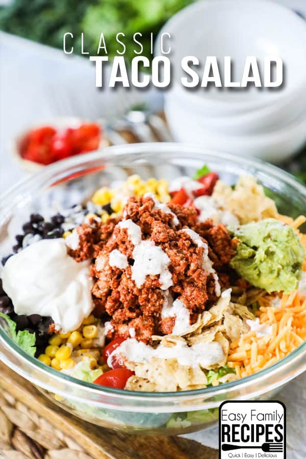 The BEST Taco Salad Recipe
