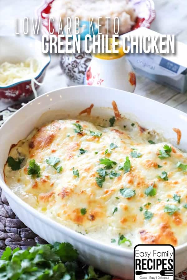 Low Carb Keto Green Chile Chicken Easy Family Recipes