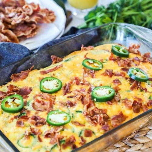 Jalapeno Popper Breakfast Casserole Recipe