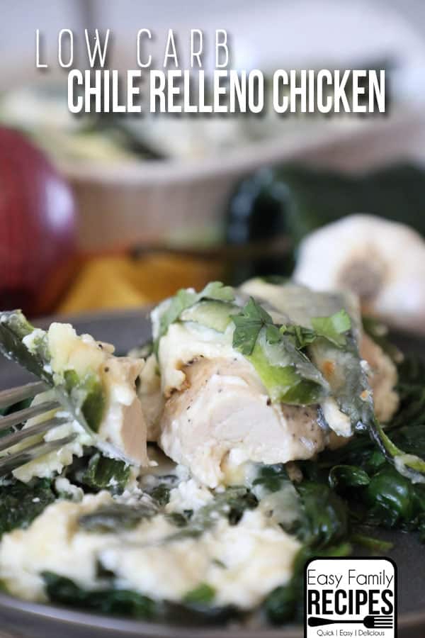 Chile Relleno Casserole being served on a plate