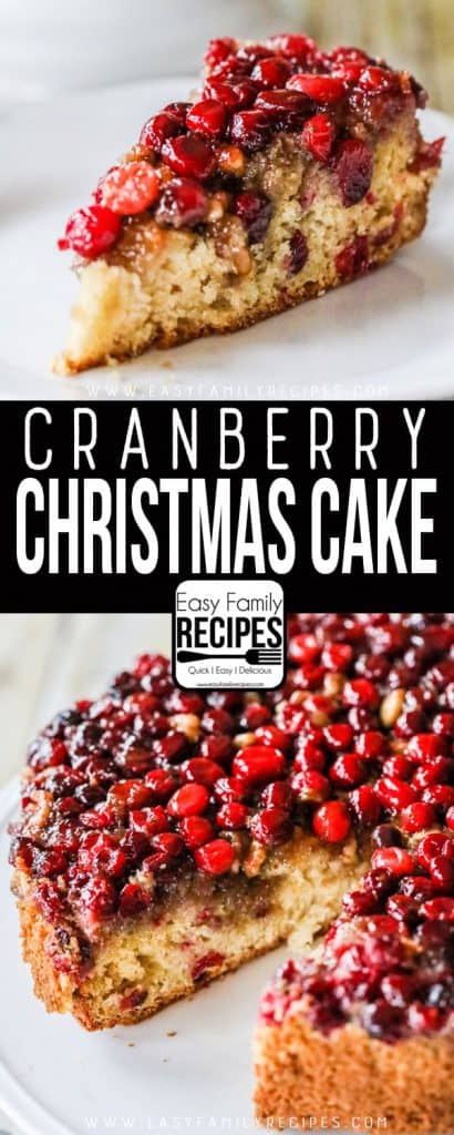 Cranberry Christmas Cake · Easy Family Recipes