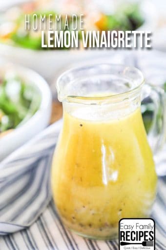 Perfect Lemon Vinaigrette Dressing · Easy Family Recipes