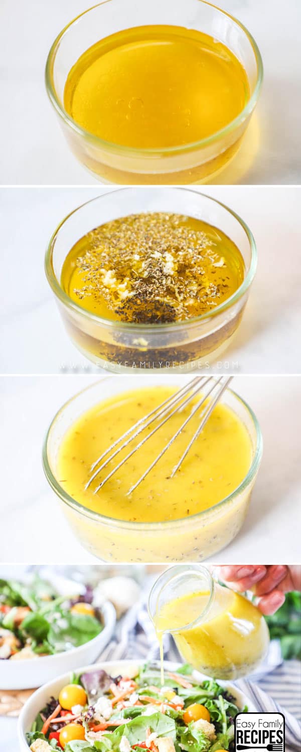 Lemon Vinaigrette (Easy Salad Dressing) - Elavegan