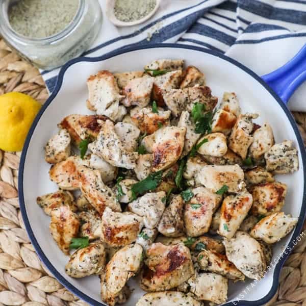 Easy Greek Chicken Bites