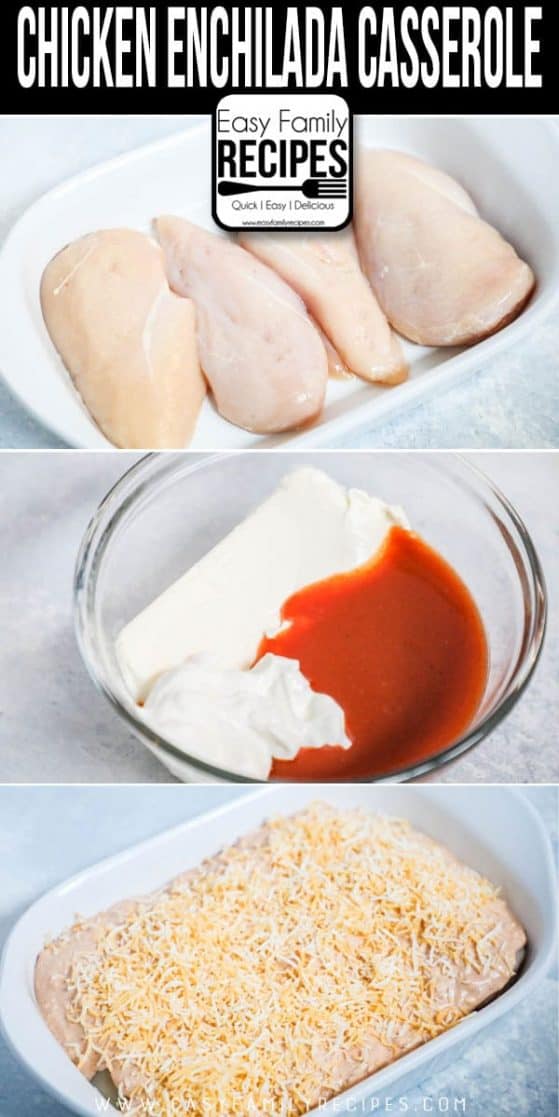 Low Carb Chicken Enchilada Casserole · Easy Family Recipes